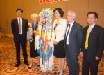 Andrew North and Barbara Driver with Weihai officials - April 2012