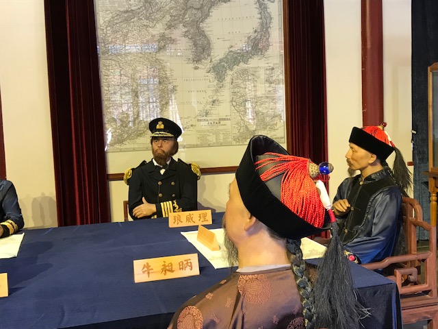 Wax works on Liugong island