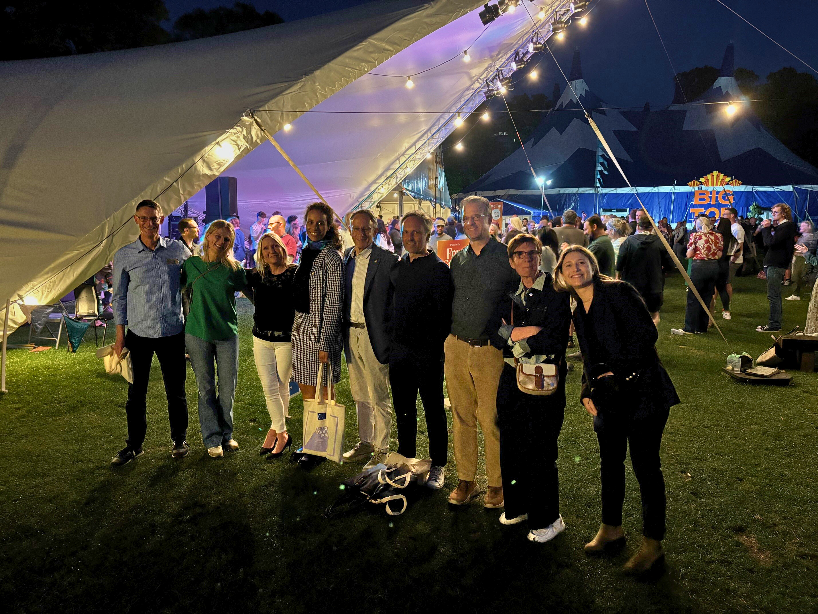 Annecy and Gottingen group at Jazz festival